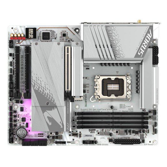 Gigabyte Z790 AORUS ELITE AX ICE DDR5 Motherboard - PakByte Computers 