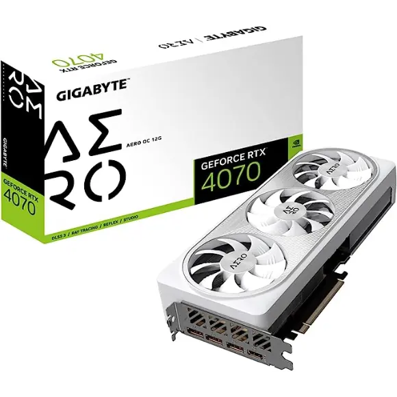 GIGABYTE GeForce RTX 4070 AERO OC 12G Graphics Card - PakByte Computers 