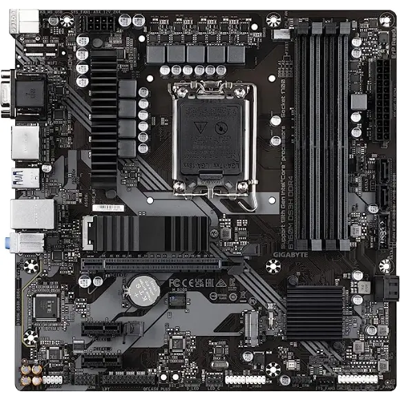 GIGABYTE B760M DS3H DDR4 Gaming Motherboard - PakByte Computers 