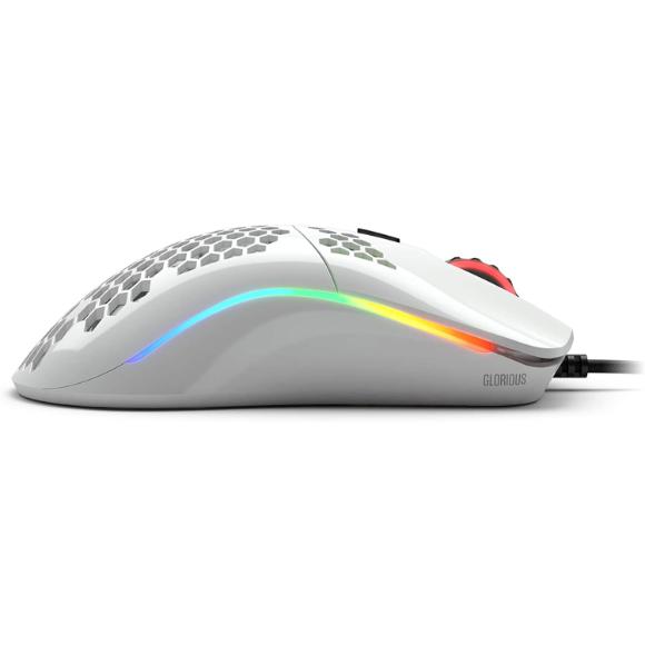 Glorious Model O- (Minus) Gaming Mouse, Glossy White (GOM-GWHITE)