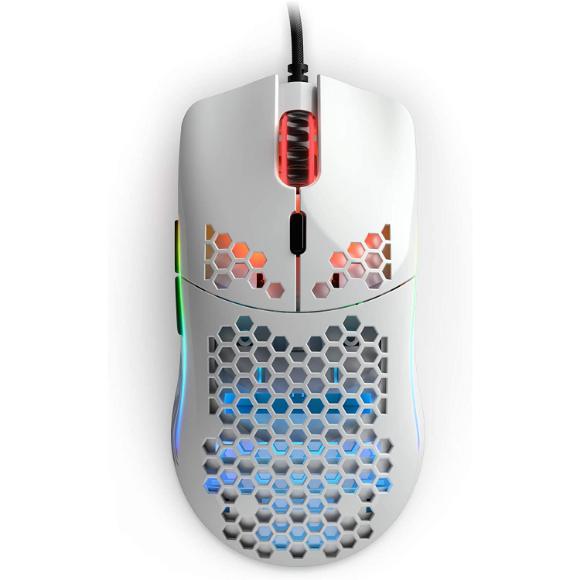 Glorious Model O- (Minus) Gaming Mouse, Glossy White (GOM-GWHITE)