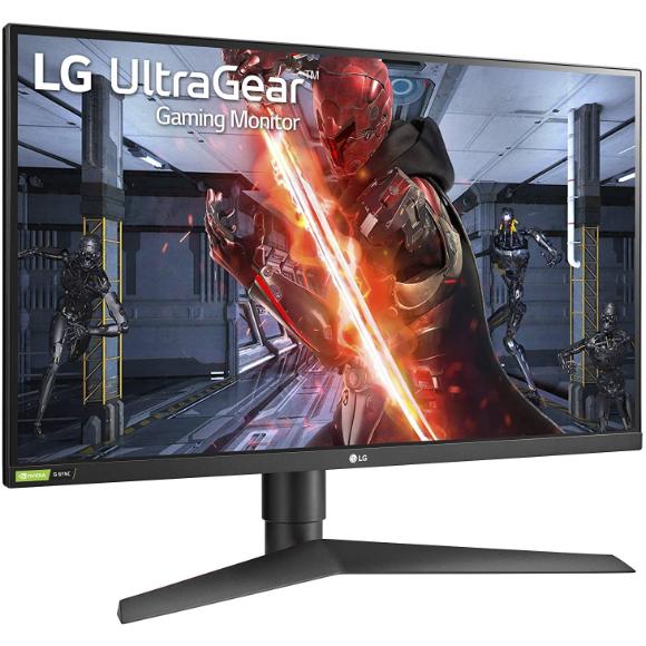 LG 27GN750 240Hz, 1ms, 27inch Gaming Monitor UltraGear Full HD with IPS Display, HDR10, NVIDIA G-Sync Compatible, 3 Side Virtually Borderless Design - Black
