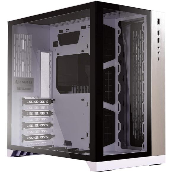 Lian Li PC-O11DW 011 DYNAMIC Computer Case (White) tempered glass on the front Chassis body SECC ATX Mid Tower Gaming