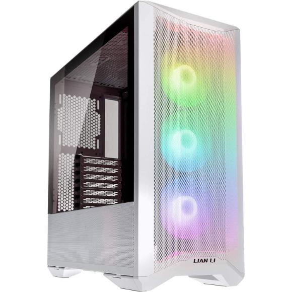 Lian Li LANCOOL II MESH RGB White LAN2MRW Tempered Glass ATX Case -White Color -LANCOOL II MESH RGB White - LAN2MRW