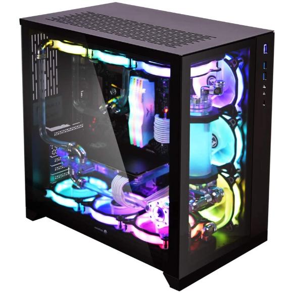 Lian Li PC-O11DX 011 DYNAMIC Mid Tower Gaming Computer Case (Black) Tempered Glass on the front Chassis body SECC ATX