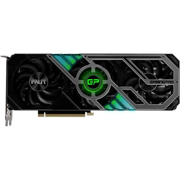 Palit GeForce RTX 3080 GamingPro OC 10GB GDDR6X Ray-Tracing Graphics Card, 8704 Core, 1440MHz GPU, 1740MHz Boost, 3 x DisplayPort, HDMI, Advanced TurboFan 3.0