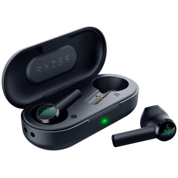 Razer Hammerhead True Wireless Bluetooth Gaming Earbuds: 60ms Low-Latency - IPX4 Water Resistant - Touch Enabled - Classic Black