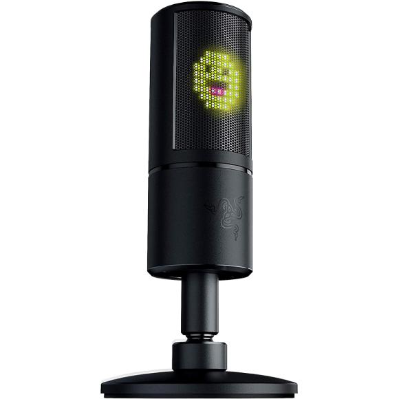 Razer Seiren Emote Streaming Microphone - Classic Black