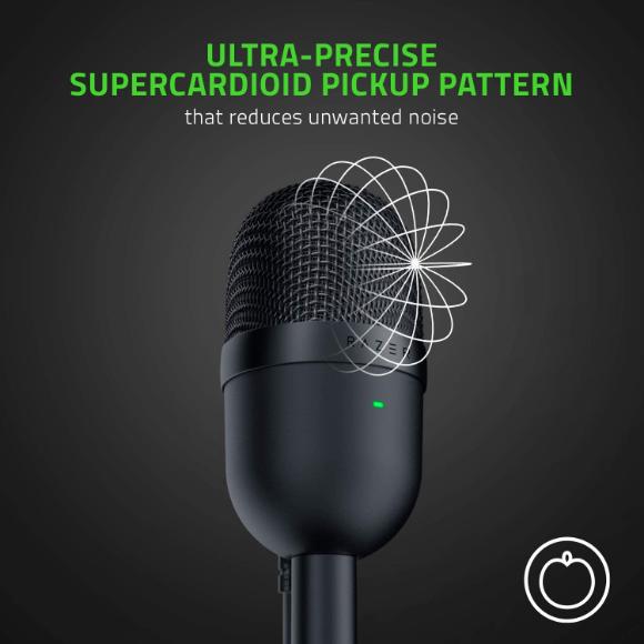 Razer Seiren Mini – Ultra-Compact Condenser Microphone (Black)
