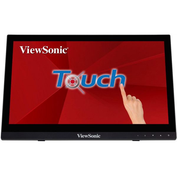 VIEWSONICTOUCH LED TD1630-3 16" 10-Point Touch (12ms, TN Pannel, 1366x768, VGA,HDMI, DisplayPort™ &amp; USB Input, SPEAKER, Vesa Mount