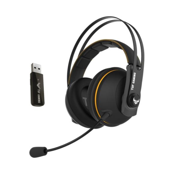 ASUS TUF Gaming H7 Wireless Gaming Headset for PC, Mac and PlayStation®4 with 2.4GHz Wireless Connection