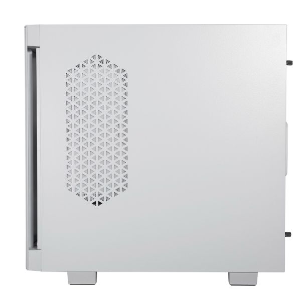 XPG Invader Mid-Tower Brushed Aluminum PC Case – White