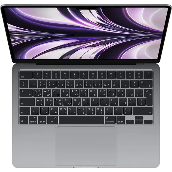 Apple MacBook Air M2 chip 8GB/512GB (Space Grey) 13.6-inch Liquid Retina display, 2022 - Arabic/English
