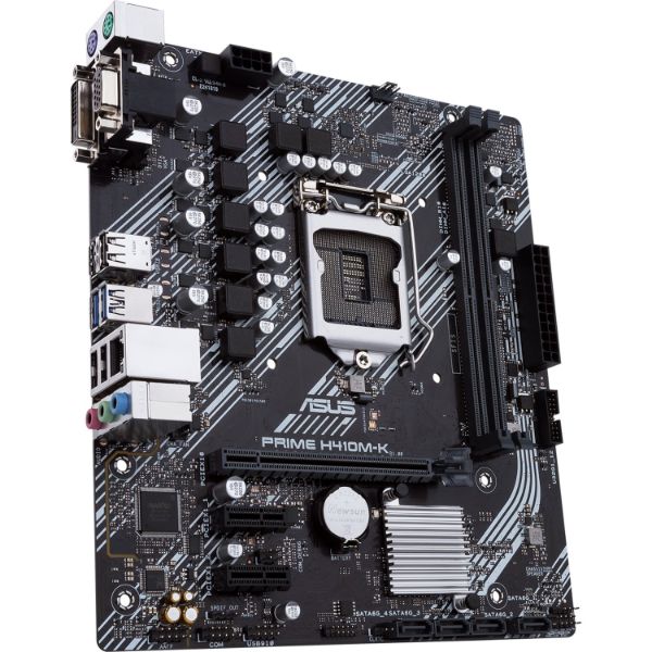 Asus Prime H410M-K LGA1200, Intel H410, DDR4, PCI-E, VGA, DVI