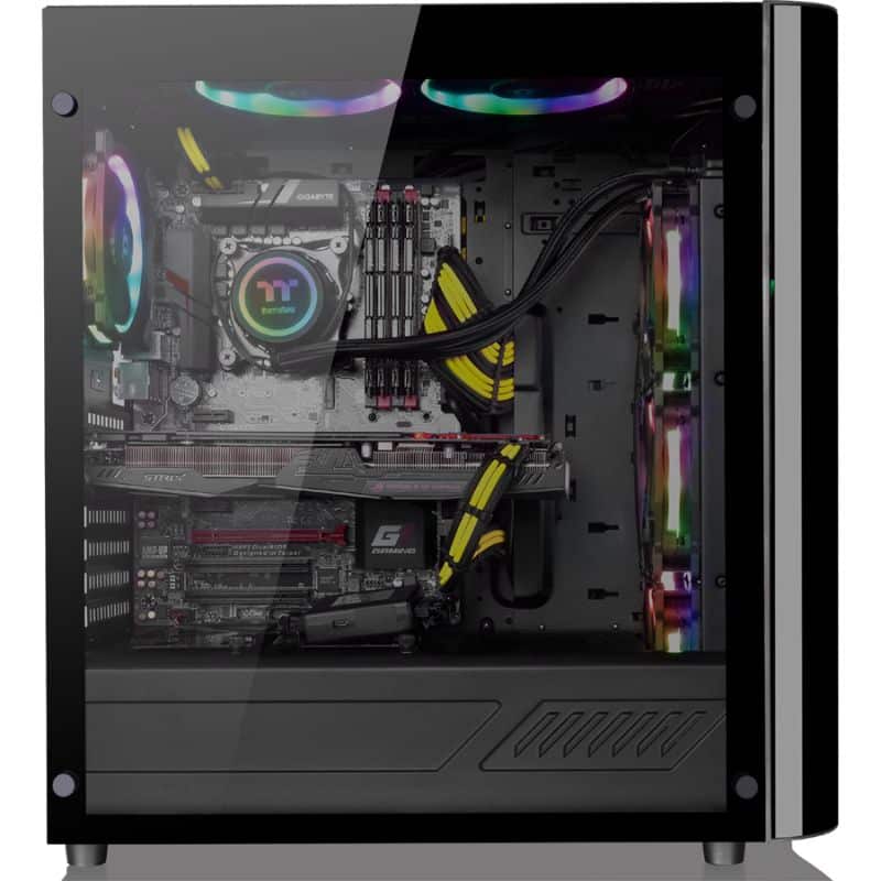 Thermaltake View 22 TG Tempered Glass Edition Mid-Tower Chassis - CA-1J3-00M1WN-00