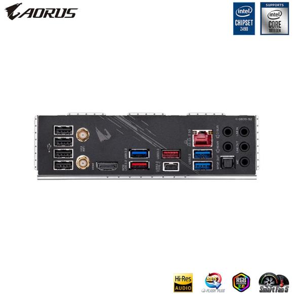 GIGABYTE Z490 AORUS PRO AX (Intel LGA1200/Z490/ATX/Intel 2.5G LAN/Direct 12 Phase Digital Power/Dual M.2/SATA 6Gb/s/USB 3.2 Gen 2/Intel WiFi 6/Fins-Array II/Gaming Motherboard)