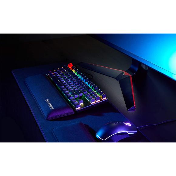 Glorious Extended Gaming Mouse Pad/Mat - Long Black Cloth Mousepad, Stitched Edges | 11"x36" (G-E)