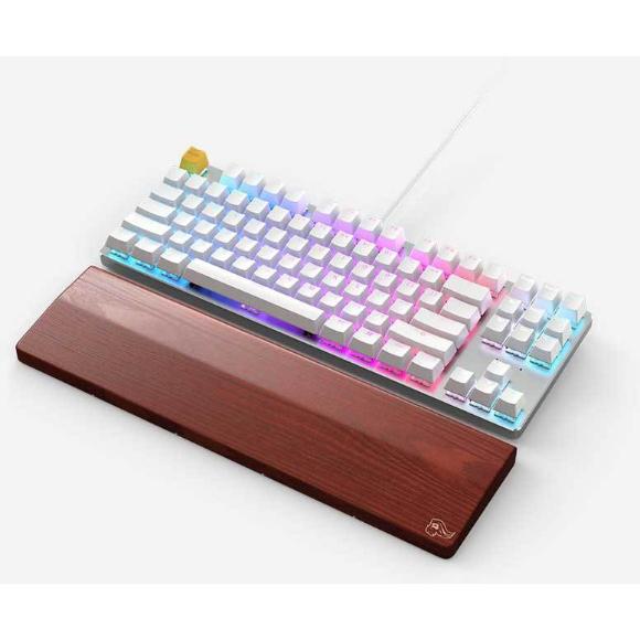 Glorious GLO-GMMK-TKL-BRN-W White Ice Edition Modular Mechanical Gaming Keyboard