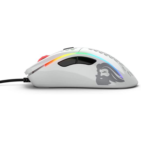 Glorious Model D- (Minus) Gaming Mouse, Glossy White (GLO-MS-DM-GW)