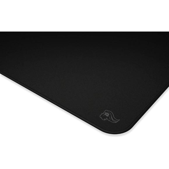 Glorious 3XL Extended Gaming Mouse Mat / Pad - Stealth Edition - Large, Wide (3XL Extended) Black Cloth Mousepad, Stitched Edges | 24"x48" (G-3XL-STEALTH)