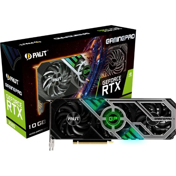 Palit GeForce RTX™ 3080 GamingPro 10GB GDDR6X 320 bit Graphics Card