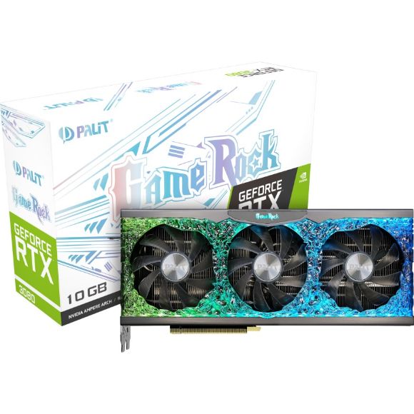 Palit GeForce RTX™ 3080 GameRock 10GB GDDR6X 320 bit Graphics Card