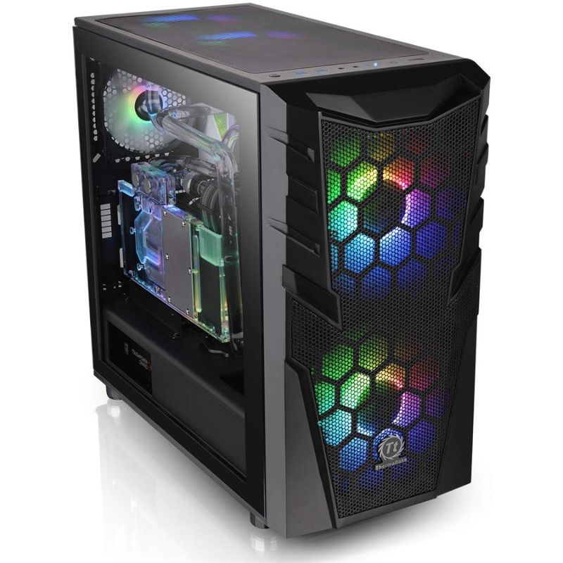 Thermaltake Commander C32 Motherboard Sync ARGB ATX Mid Tower Computer Chassis