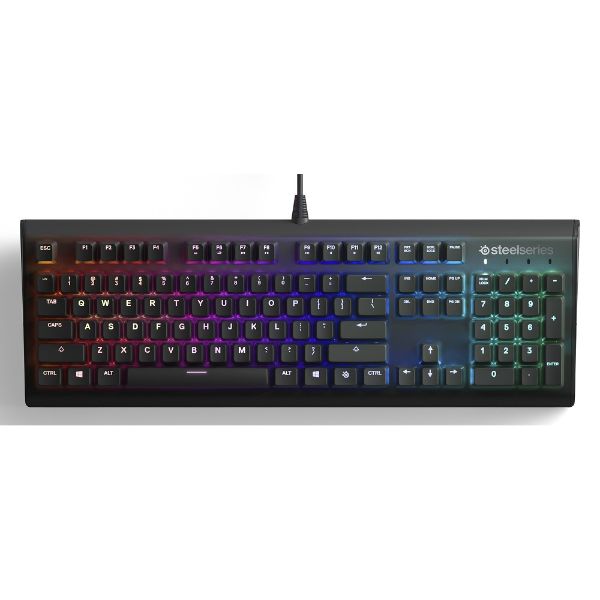SteelSeries Apex M750 RGB Mechanical Gaming Keyboard - Aluminum Frame - RGB LED Backlit - Linear &amp; Quiet Switch - Discord Notifications