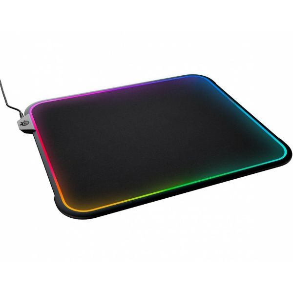 SteelSeries QcK Prism RGB Mousepad 12-Zone Lighting with Gamesense