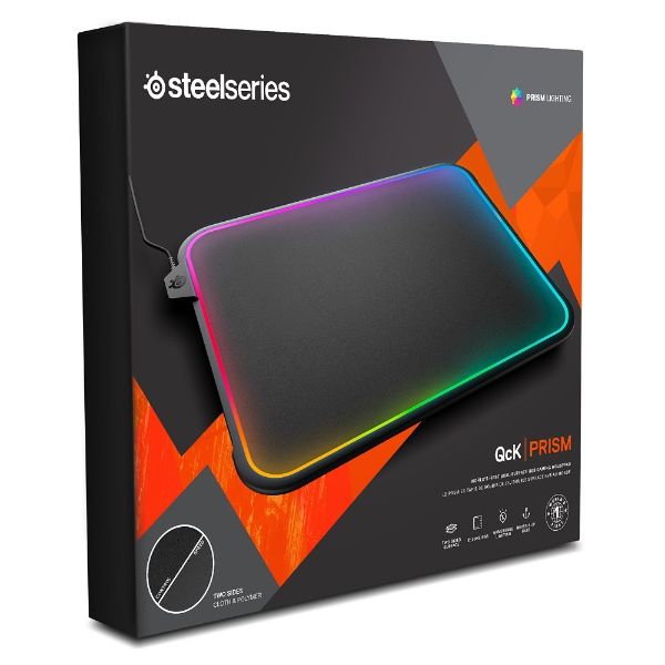 SteelSeries QcK Prism Cloth Gaming Surface - Medium - Optimized for Gaming Sensors