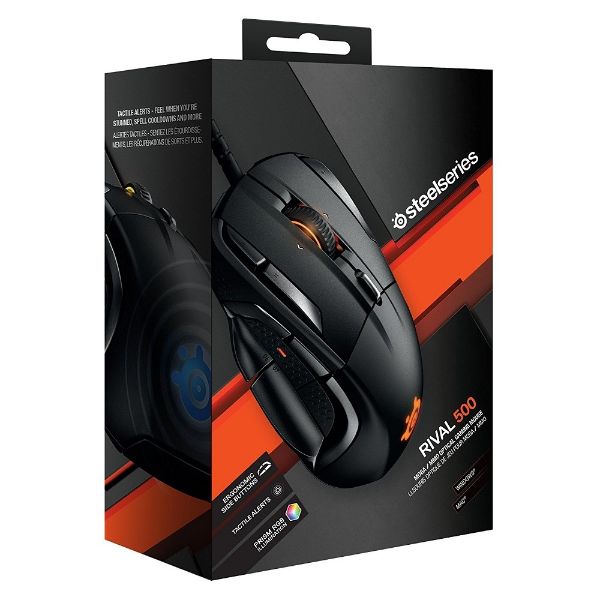 SteelSeries Rival 500 – 15-Button Gaming Mouse with Tactile Alerts