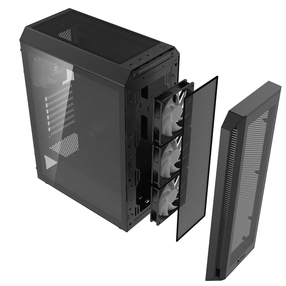 XPG VALOR AIR Plus Mid Tower Gaming Case – Black
